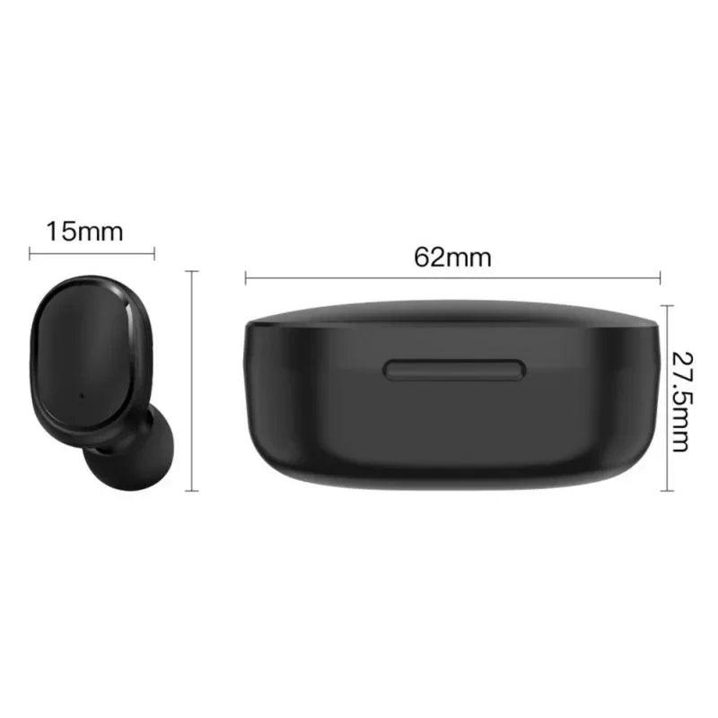 TWS E6S Bluetooth Earphones Wireless bluetooth headset Noise Cancelling Headsetsadphones For Xiaomi Redmi With Microphone He